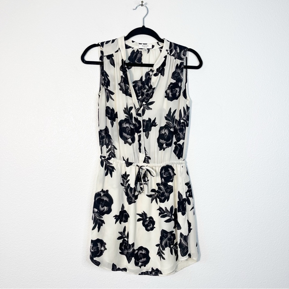 Aritzia Babaton Benedict Sleeveless Silk Mini Shirt Dress Size XS